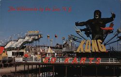 Surfside Pier Looking Toward Morey's Pier Postcard