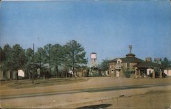 The Y Motor Court and Cafe Tuskegee, AL Postcard Postcard Postcard