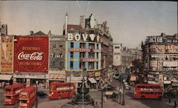 Piccadilly Circus London, England Postcard Postcard Postcard