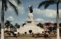 The Statue of Vasco Nunez de Balboa Panama City, Panama Postcard Postcard Postcard