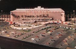 Pompano Park Night Harness Racing Postcard