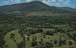 Aerial View of Mt. Anthony Golf Course Bennington, VT Postcard Postcard Postcard