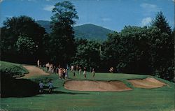 The Homestead Golf Course, 11th Green, Cascade Course, Hot Springs, Virginia Postcard Postcard Postcard