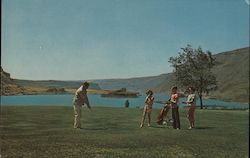 Golf Course-Sun Lakes State Park Postcard