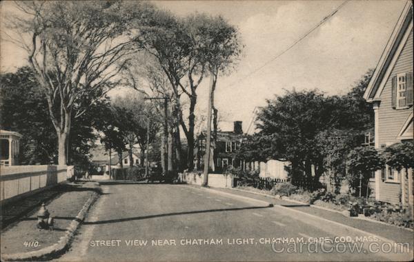 Street View near Chatham Light on Cape Cod Massachusetts