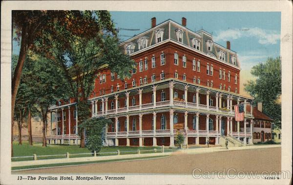 The Pavilion Hotel Montpelier Vermont