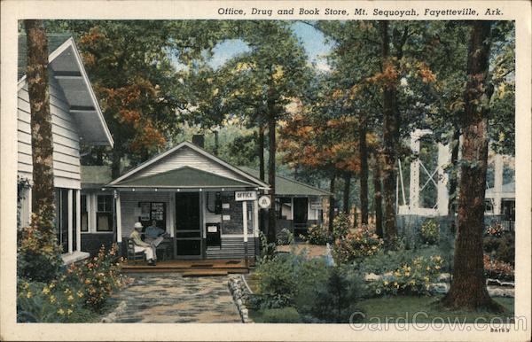 Office, Drug and Book Store, Mt. Sequoyah Fayetteville Arkansas