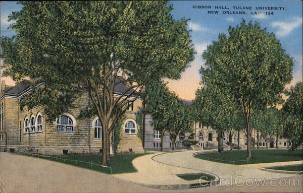 Gibson Hall, Tulane University New Orleans Louisiana