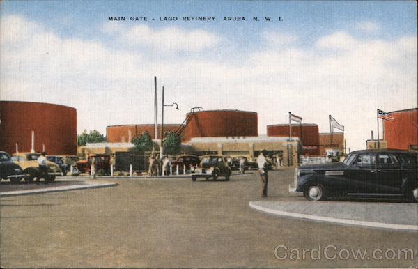 Main Gate - Lago Refinery Aruba Caribbean Islands