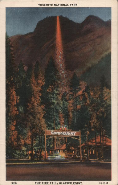 Yosemite National Park, The Fire Fall, Glacier Point California