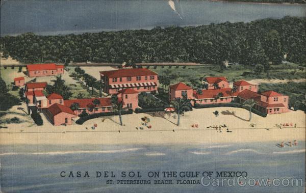 Casa del Sol on the Gulf of Mexico Saint Pete Beach Florida