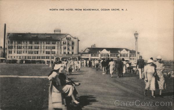 North End Hotel from Boardwalk Ocean Grove New Jersey