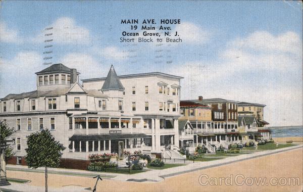 Main Avenue House Ocean Grove New Jersey