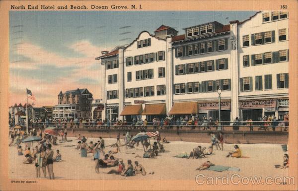 North End Hotel and Beach Ocean Grove New Jersey