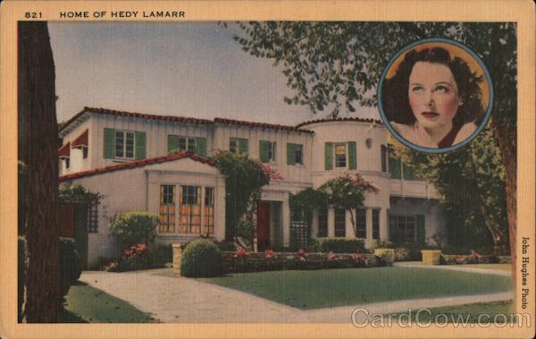 Home of Hedy Lamarr Los Angeles California