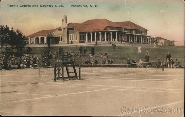 Tennis Courts and Country Club Pinehurst North Carolina