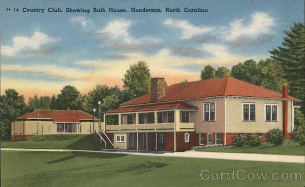 Country Club showing Bath House Henderson North Carolina