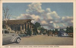 Entrance to Bright Angel Loose, Grand Canyon National Park Arizona Postcard Postcard Postcard