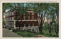 Science Hall, Western Maryland College Postcard