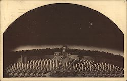 Model of Hayden Planetarium Postcard