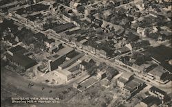 Birdseye View, Bristol, PA Postcard