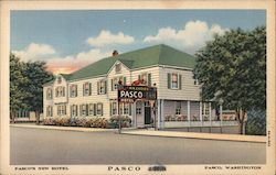 Pasco's New Hotel Postcard