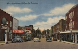 Street Scene McMinnville, TN Postcard Postcard Postcard