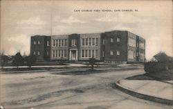 Cape Charles High School Virginia Postcard Postcard Postcard