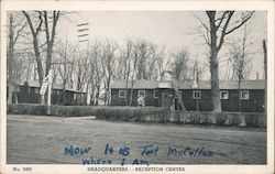 Headquarters-Reception Center Postcard