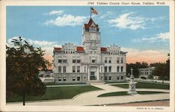 Yakima County Court House Washington Postcard Postcard Postcard