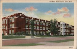Northern High School Flint, MI Postcard Postcard Postcard