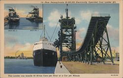 Pennsylvania Coal Docks Sandusky, OH Postcard Postcard Postcard