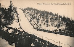 HIghest Ski Jump in the United States Postcard