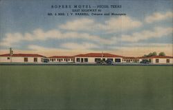 Ropers Motel Postcard