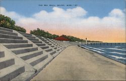 The Sea Wall Biloxi, MS Postcard Postcard Postcard