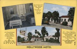 Hollywood Motel Postcard