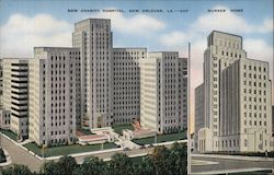 New Charity Hospital, Nurses' Home New Orleans, LA Postcard Postcard Postcard