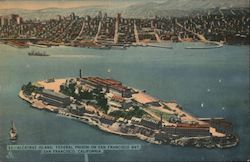 Alcatraz Island, Federal Prison San Francisco, CA Postcard Postcard Postcard