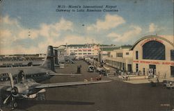 Miami's International Airport - Gateway to Latin American Countries Postcard