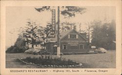 Goddard's Restaurant, Highway 101 South Florence, OR Postcard Postcard Postcard