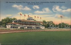 Saratoga Raceway Postcard