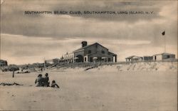 Southampton Beach Club on Long Island Postcard