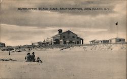 Southampton Beach Club on Long Island New York Postcard Postcard Postcard