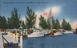 Holmes Beach Yacht CLub Anna Maria Island, FL Postcard Postcard Postcard