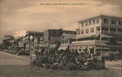 Main Avenue from the Boardwalk Postcard