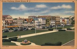 Ocean Pathway Ocean Grove, NJ Postcard Postcard Postcard