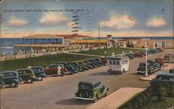 Ocean Avenue and South End Pavilion Postcard