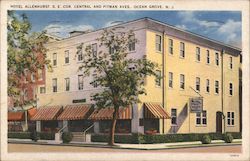 Hotel Allenhurst, S.E. Cor. Central and Pitman Aves Postcard