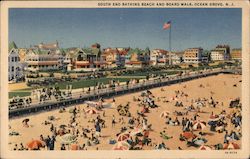 South End Bathing Beach and Boardwalk Postcard