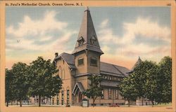 St Paul's Methodist Church Postcard